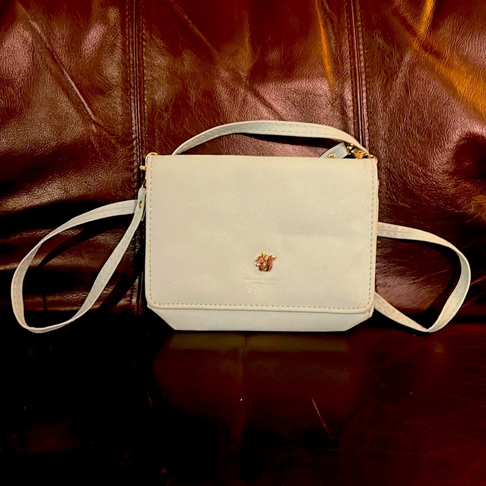 Dove & Squirrel Collection Shoulder Clutch - Mint